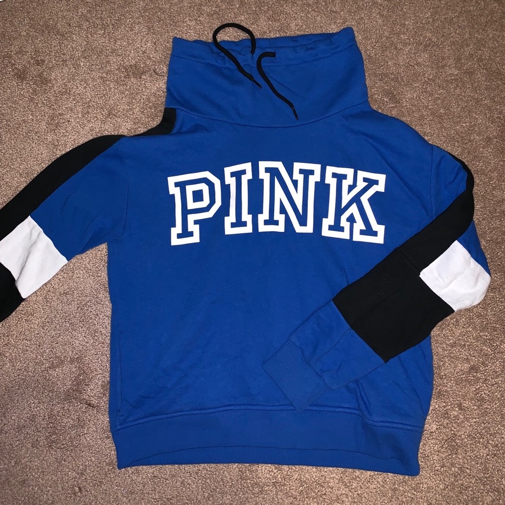 [TRADE] Blue PINK Pullover Mock Neck